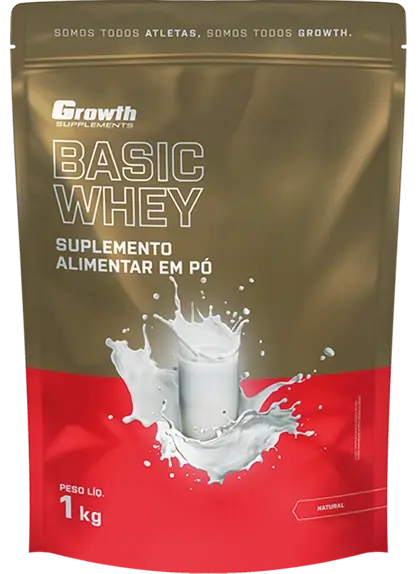 Basic Whey Protein 1Kg - Growth Supplements - Mais acessível do mercado