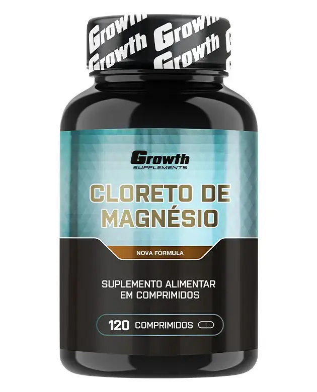 Cloreto de Magnésio 120 Comp - Growth Supplements - Relaxamento muscular