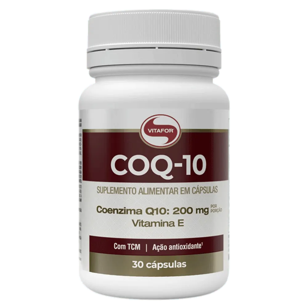 Coenzima Q10 Vitafor COQ-10 com TCM e Vitamina E