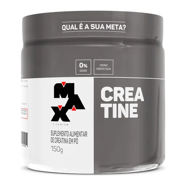 Creatina 150g - Max Titanium - Tamanho compacto