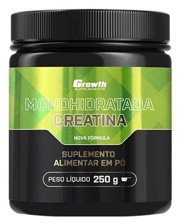 Creatina Monohidratada 250g - Growth Supplements - Aumenta força e potência