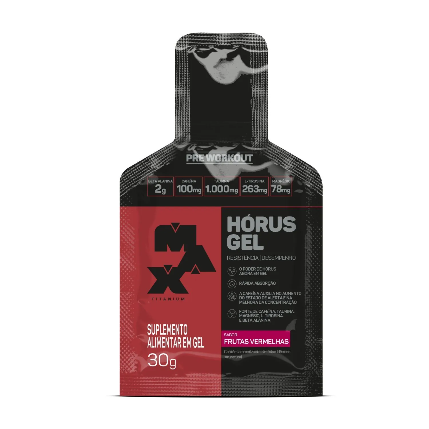 Horus Gel - Max Titanium - Praticidade máxima