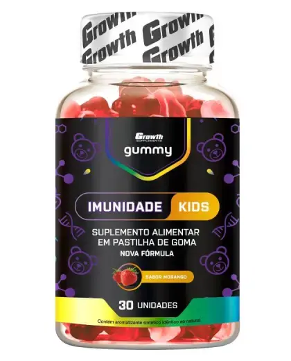 Imunidade Gummy 30 Un - Growth Supplements - Vitaminas C e D