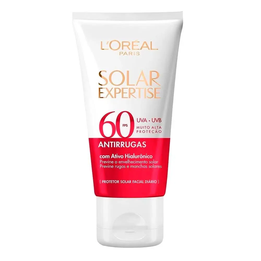 Protetor Solar Facial Antirrugas FPS 60 40g - L'Oréal Paris - FPS 60 antirrugas