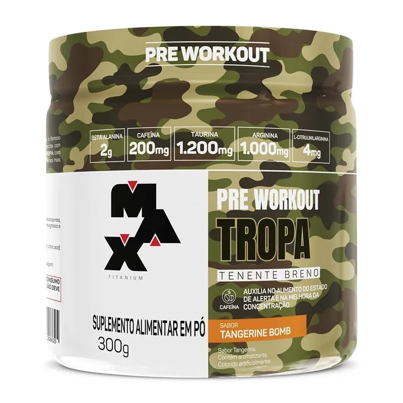 Tropa Tenente Breno 300g - Max Titanium - Fórmula militar de alta performance