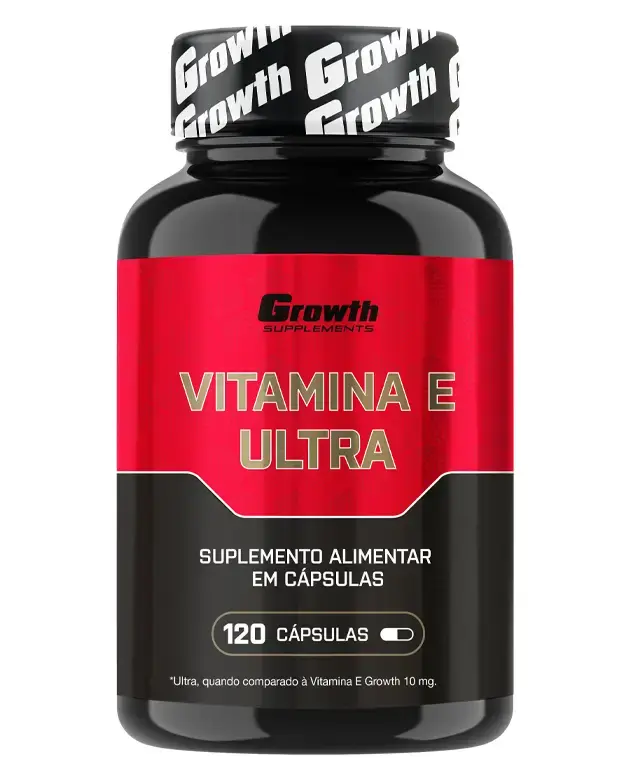 Vitamina E Ultra 120 Caps - Growth Supplements - Alta concentração