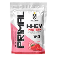 Whey Protein Concentrado Morango 1kg - Soldiers Nutrition - Proteína importada de alta qualidade