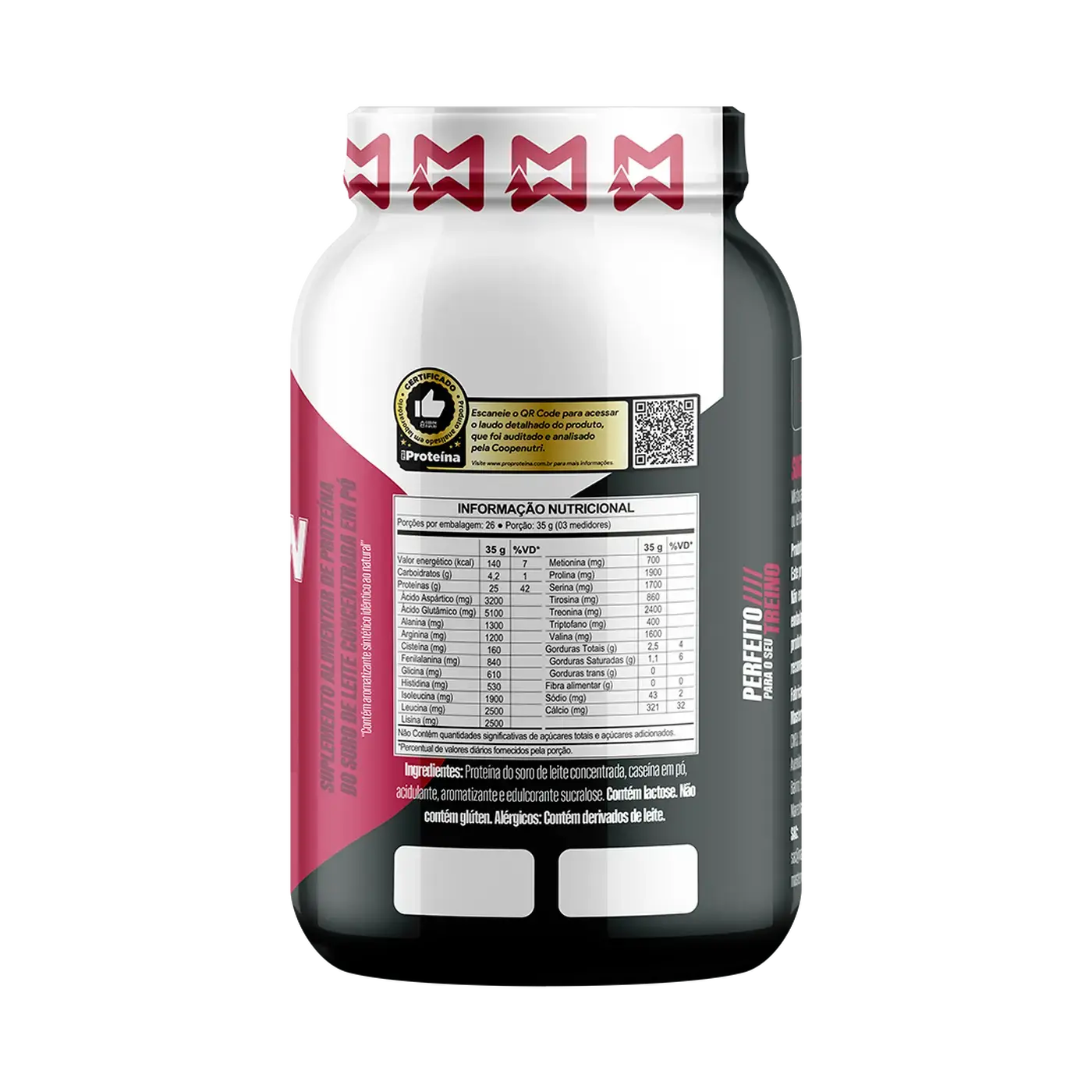 Whey Protein Concentrado Pote 910g - Masterway Suplementos - Excelente custo-benefício